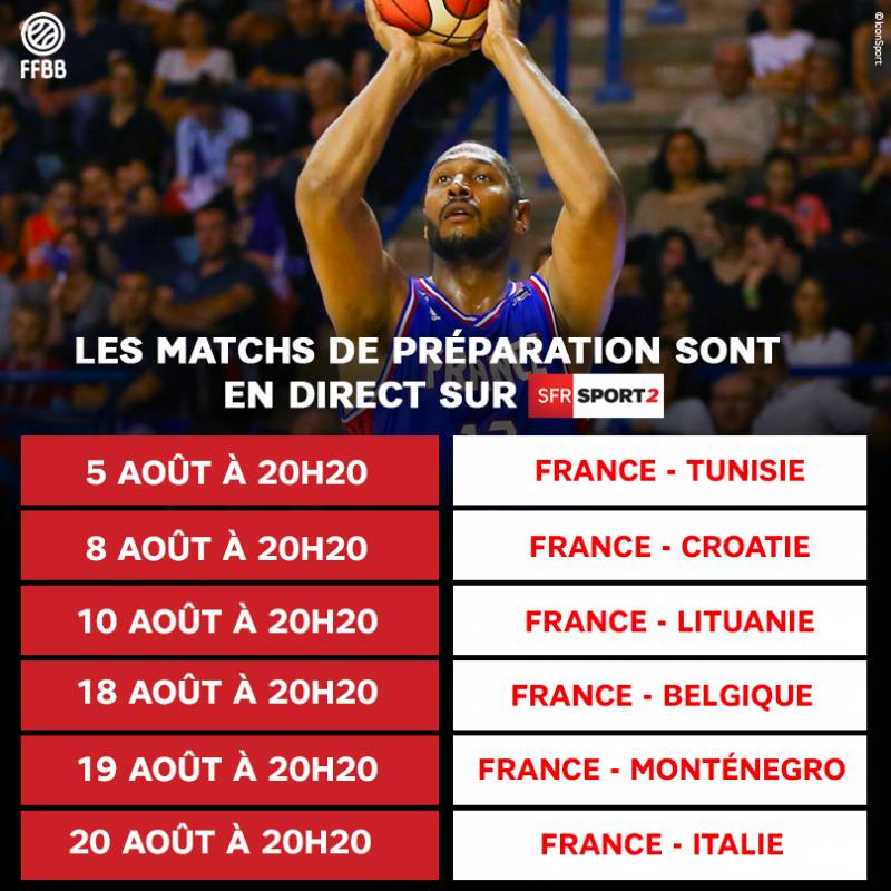 Les matches des Bleus sur SFR Sport
