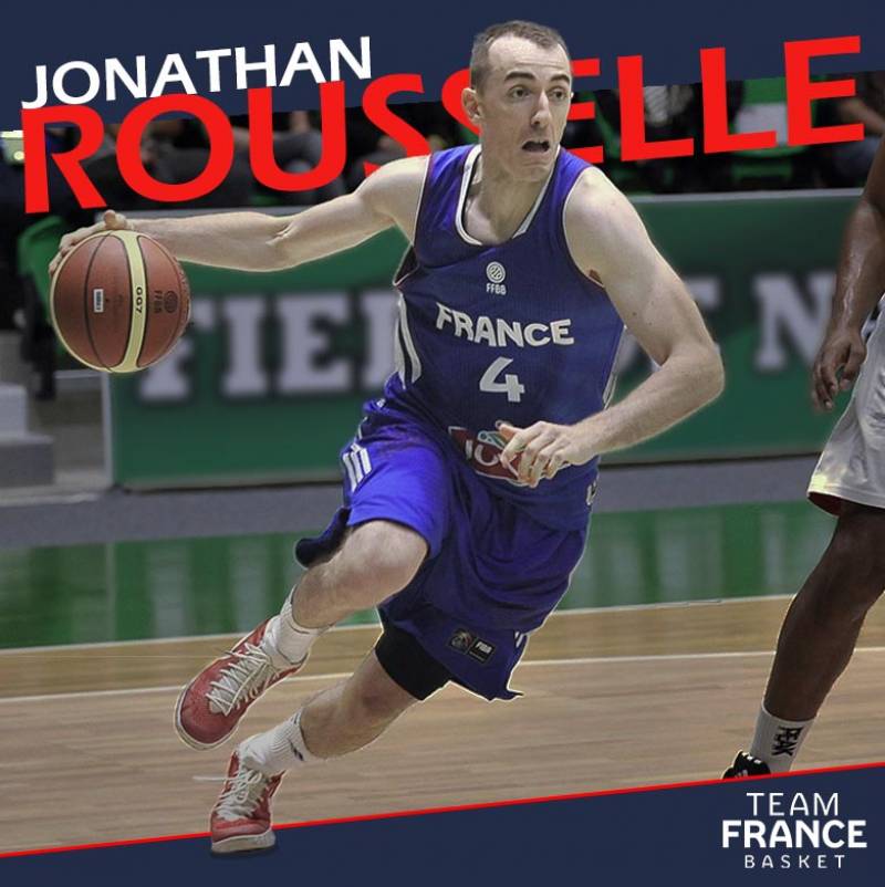 Jonathan Rousselle intègre le Team France Basket